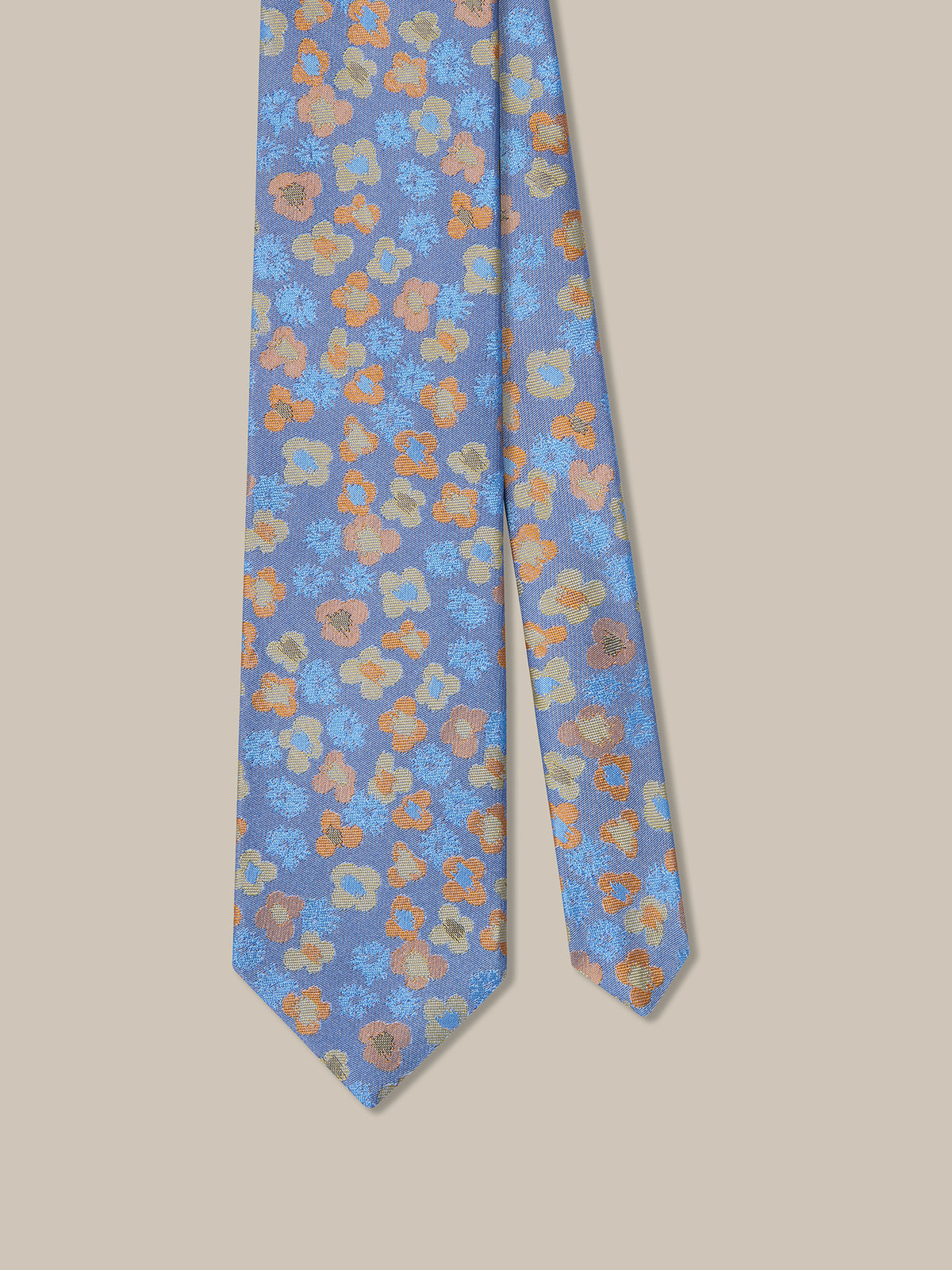 Robert Poppy Floral Best of Class Necktie