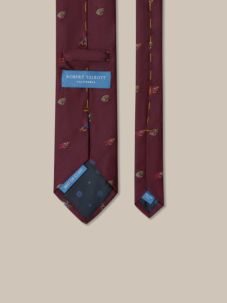 Robert Fishing Flies Best of Class Necktie