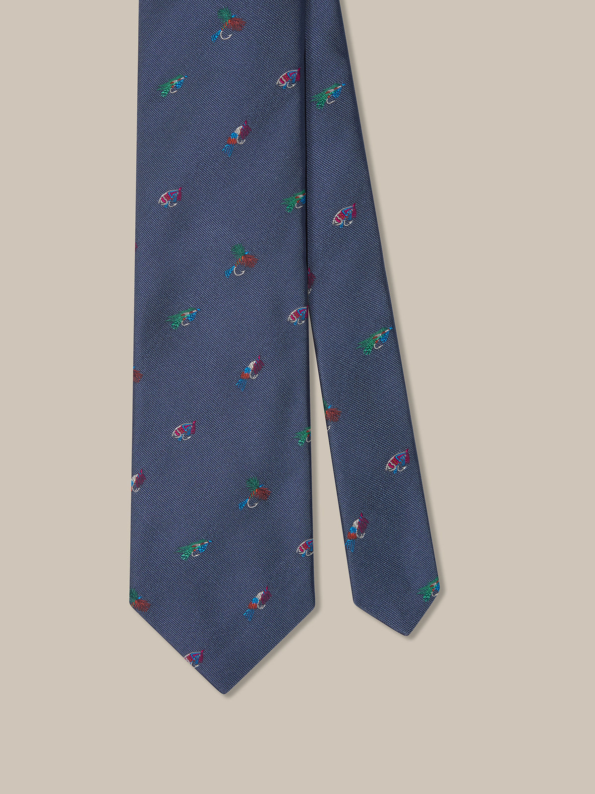 Robert Fishing Flies Best of Class Necktie