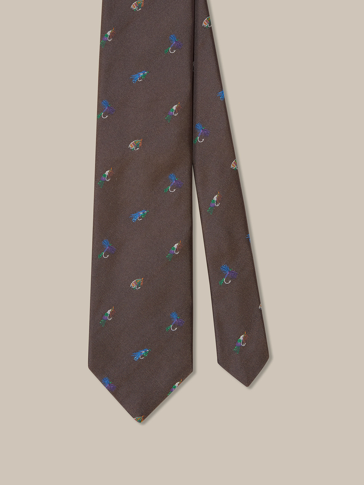 Robert Fishing Flies Best of Class Necktie