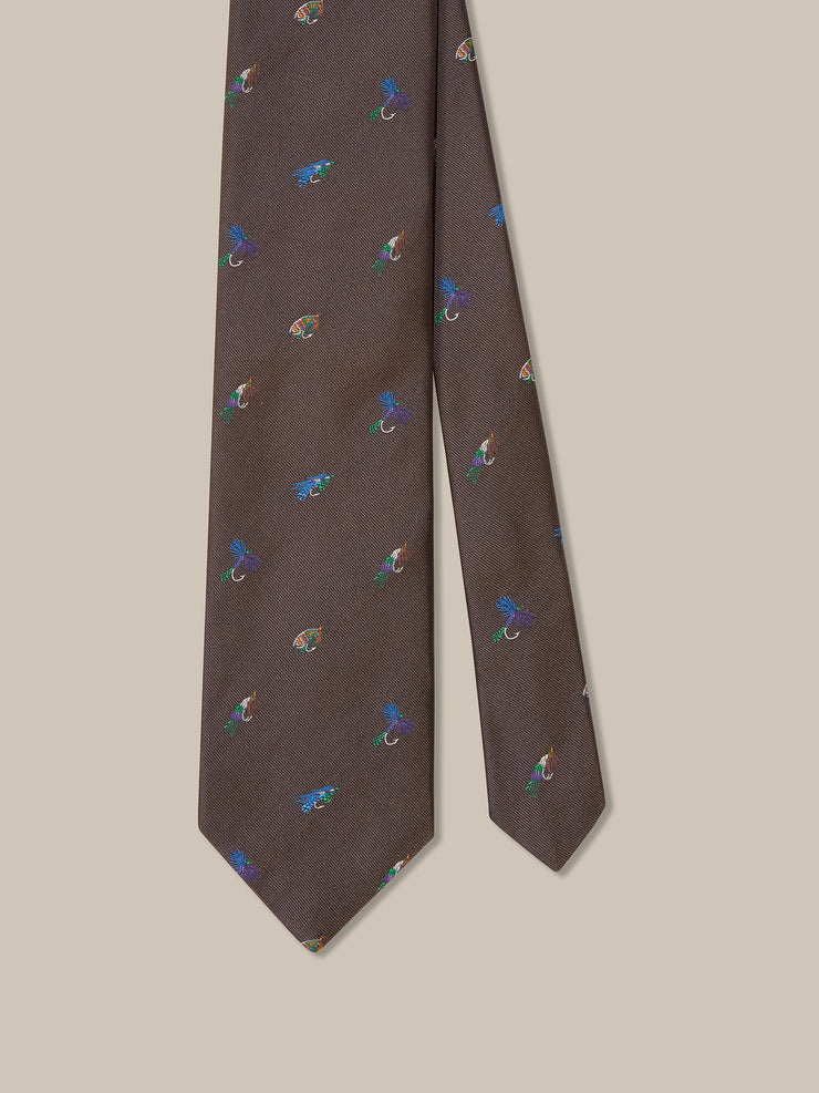 Robert Fishing Flies Best of Class Necktie