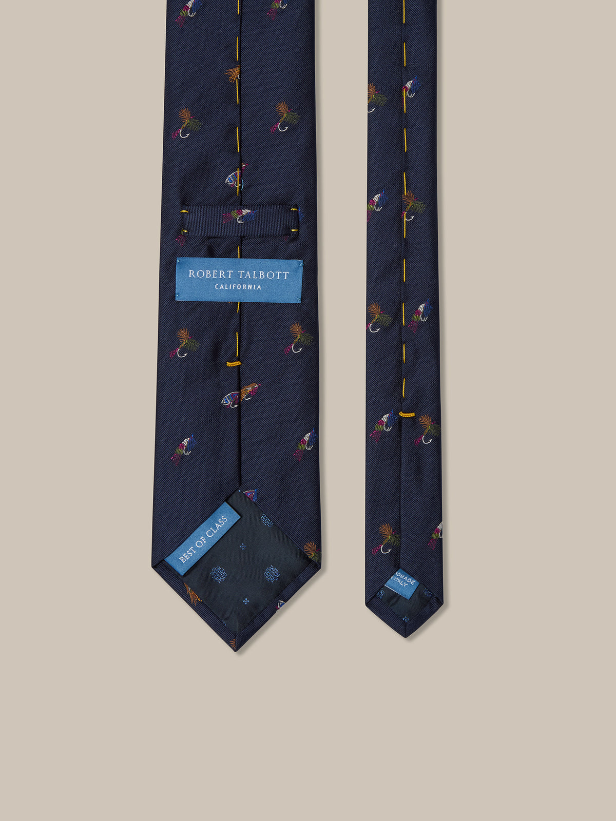 Robert Fishing Flies Best of Class Necktie