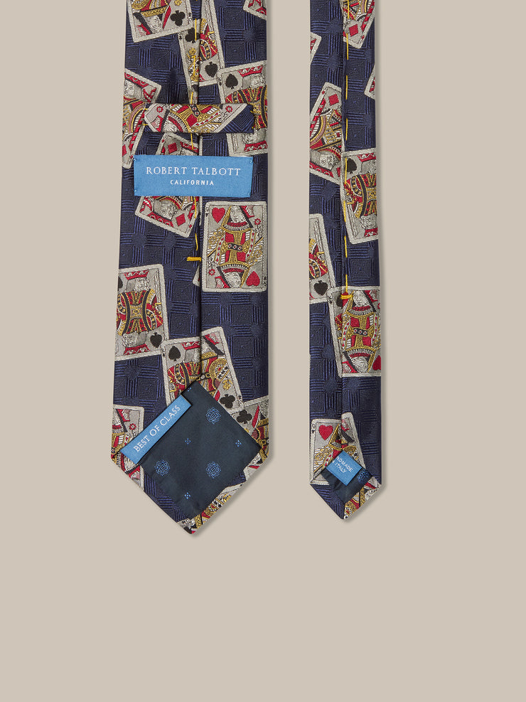 Robert Playing Cards Best of Class Necktie