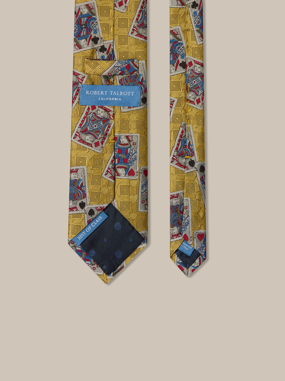 Robert Playing Cards Best of Class Necktie