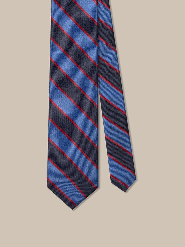 Robert Cricket Stripe Best of Class Necktie