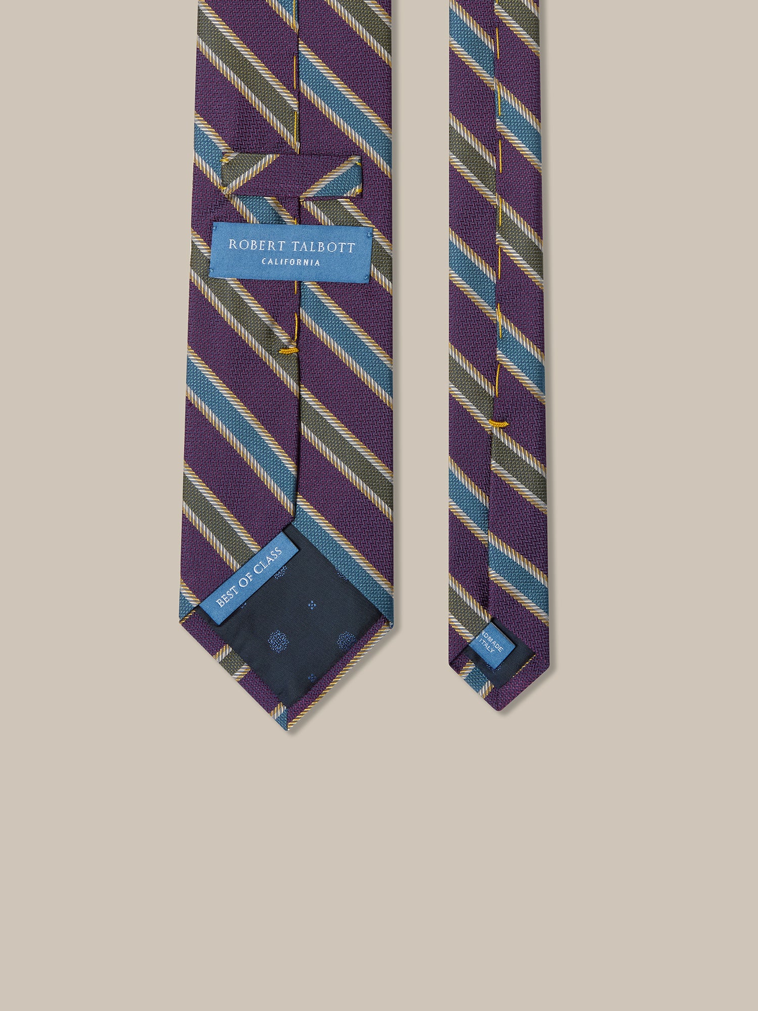Robert Textured Stripe Best of Class Necktie