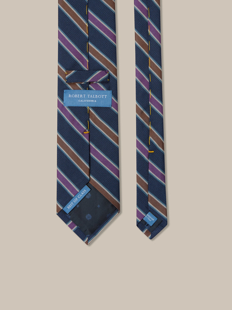 Robert Textured Stripe Best of Class Necktie