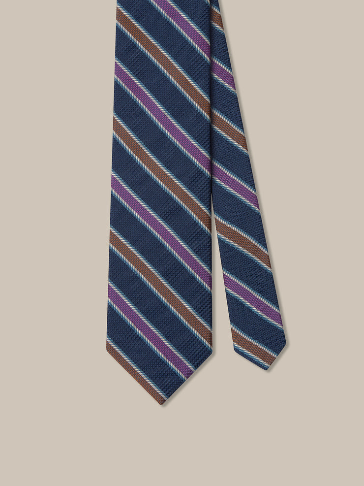 Robert Textured Stripe Best of Class Necktie