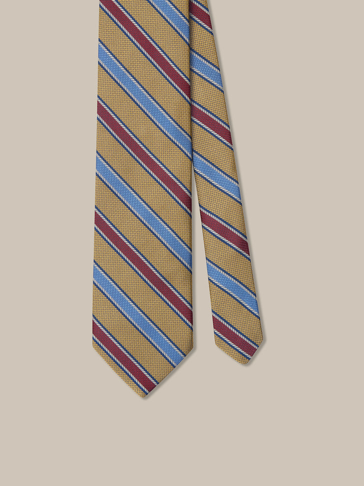 Robert Textured Stripe Best of Class Necktie