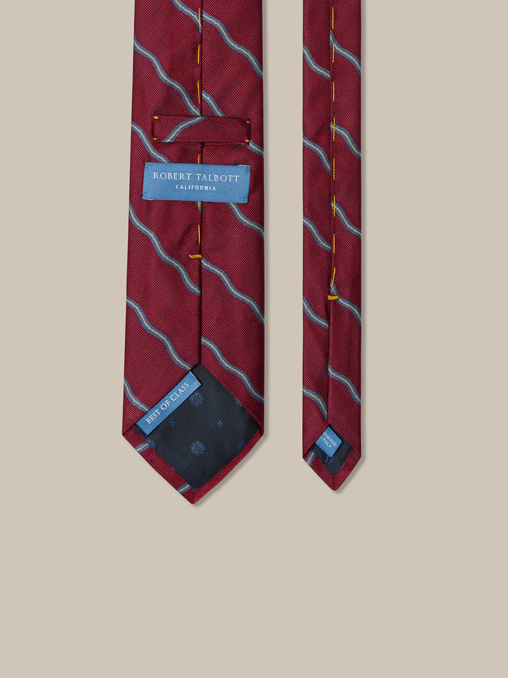 Robert Curved Stripe Best of Class Necktie