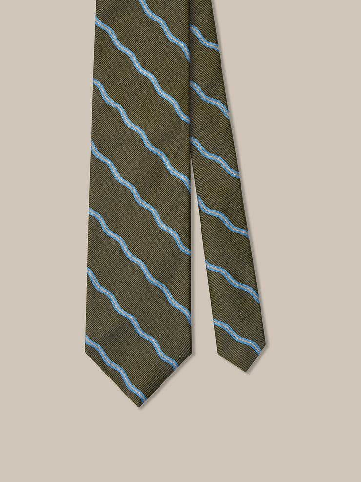 Robert Curved Stripe Best of Class Necktie