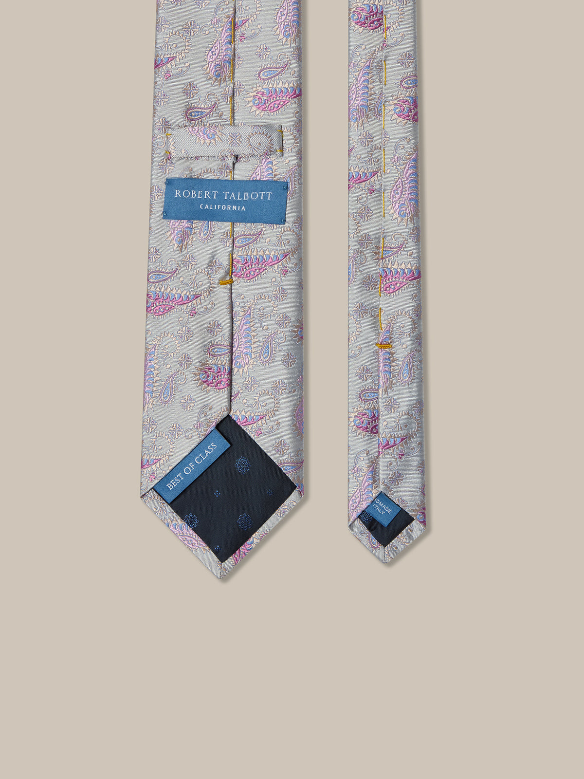Robert Serrated Paisley Best of Class Necktie