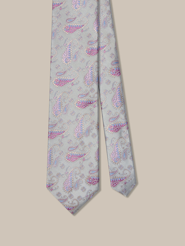 Robert Serrated Paisley Best of Class Necktie