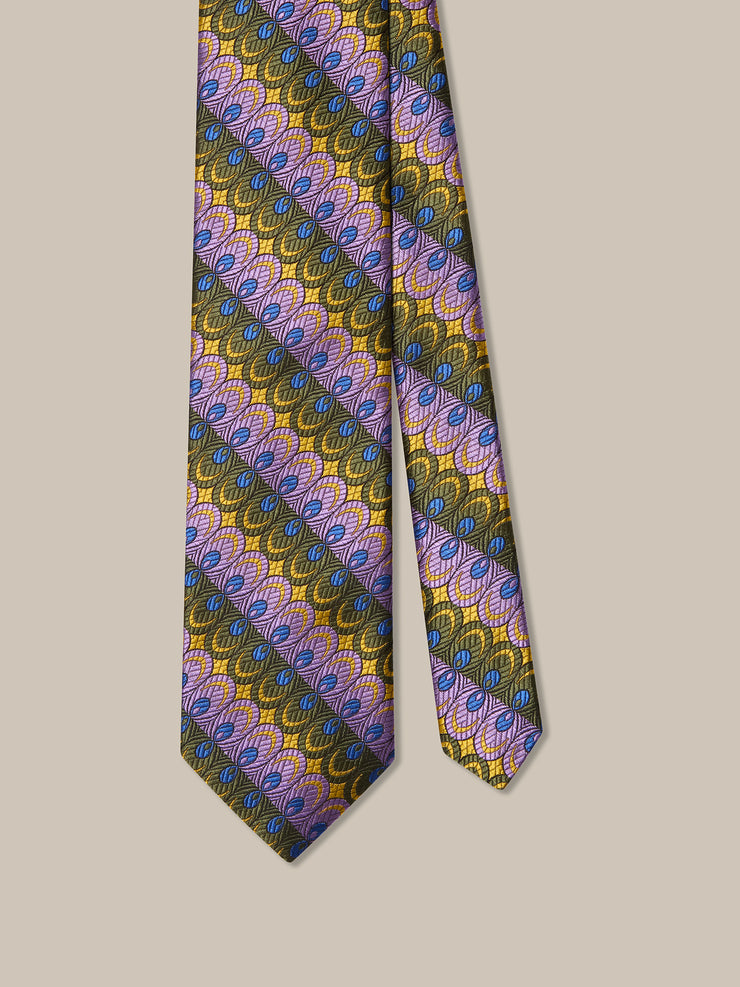 Robert Retro Mosaic Best of Class Necktie