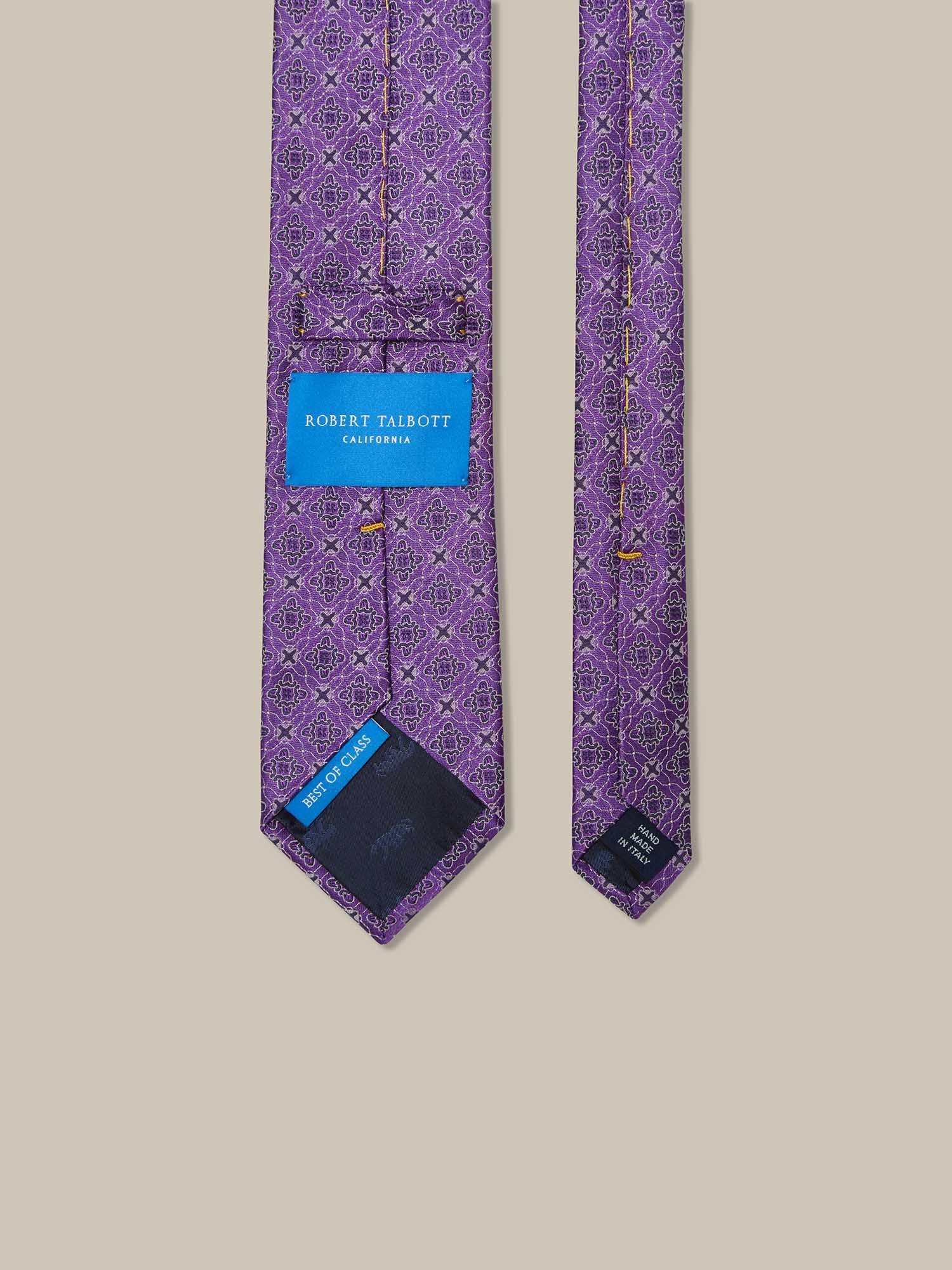 Robert Geometric Jacquard Best of Class Necktie