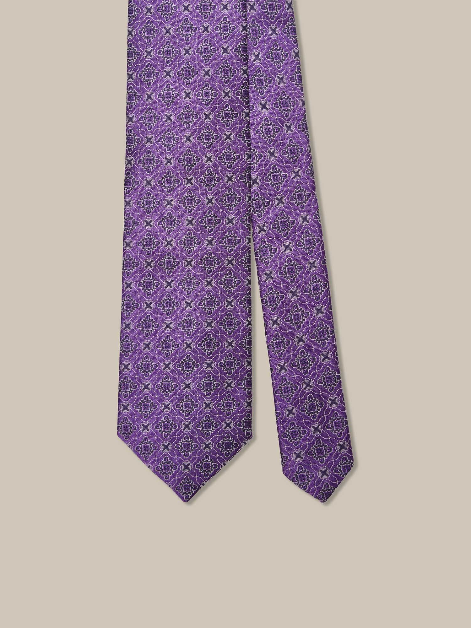 Robert Geometric Jacquard Best of Class Necktie