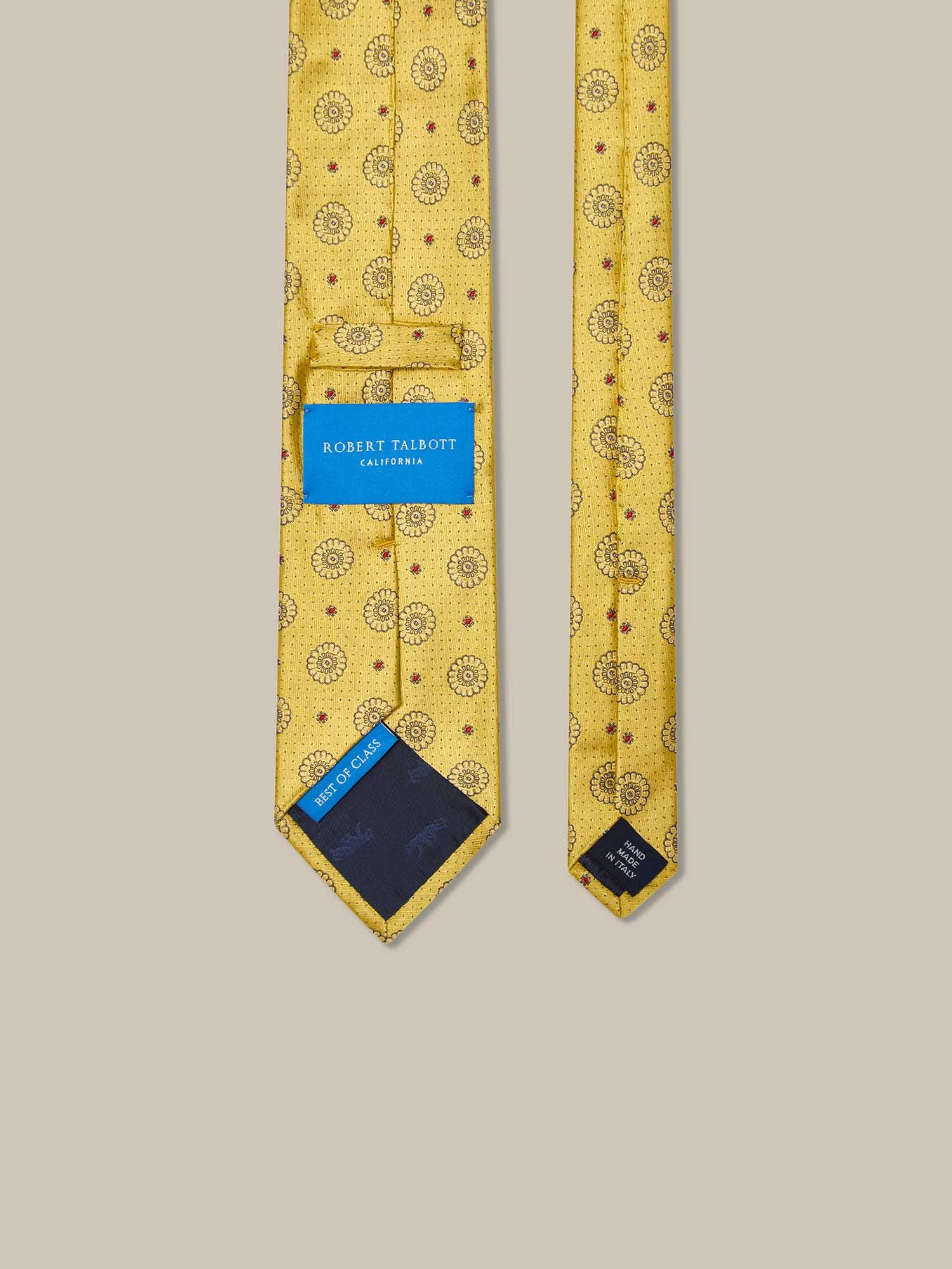 Robert Flower Medallion Best of Class Necktie