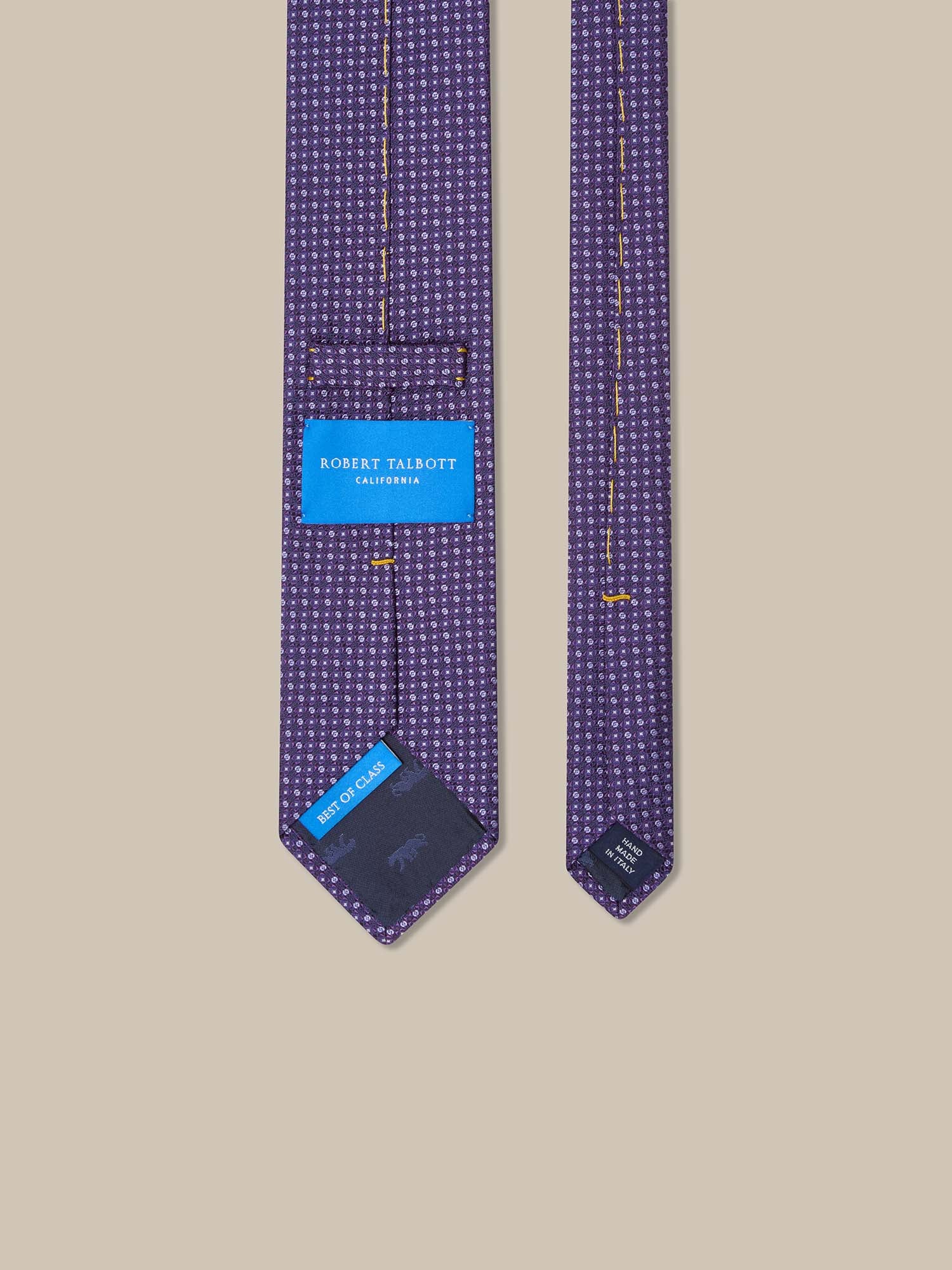 Robert Mini Flower Jacquard Best of Class Necktie image