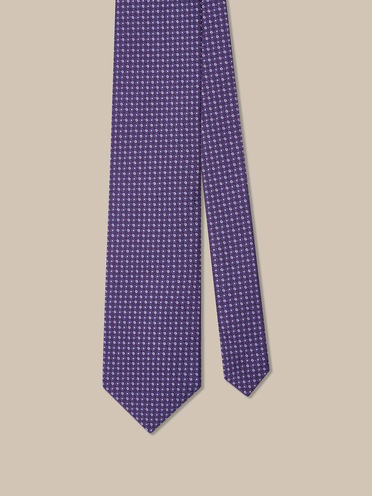 Robert Mini Flower Jacquard Best of Class Necktie image