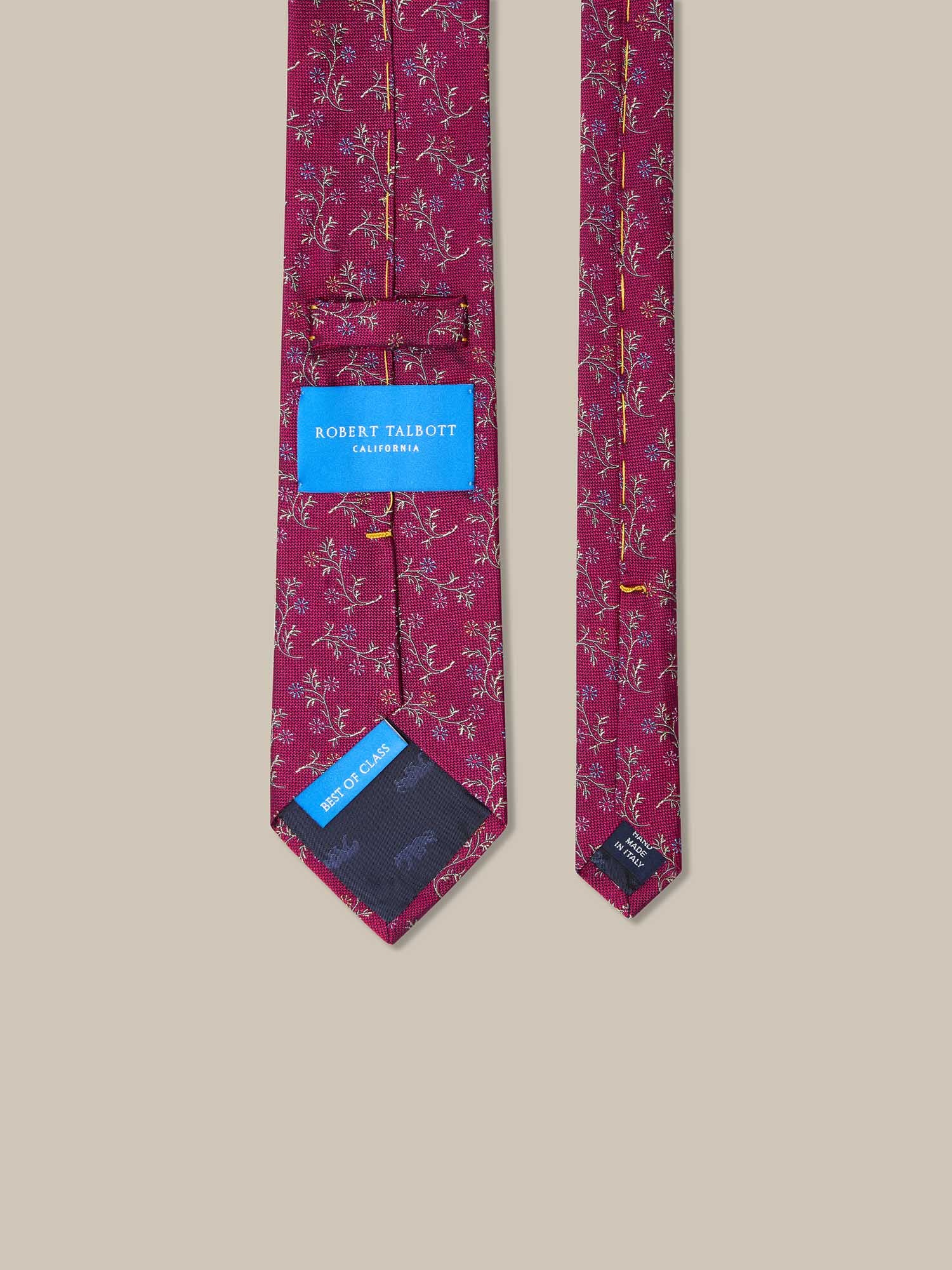 Robert Floral Vine Best of Class Necktie