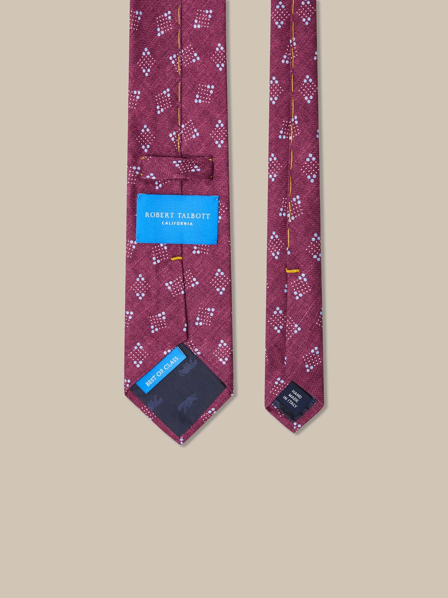 Robert Geometric Print Best of Class Necktie