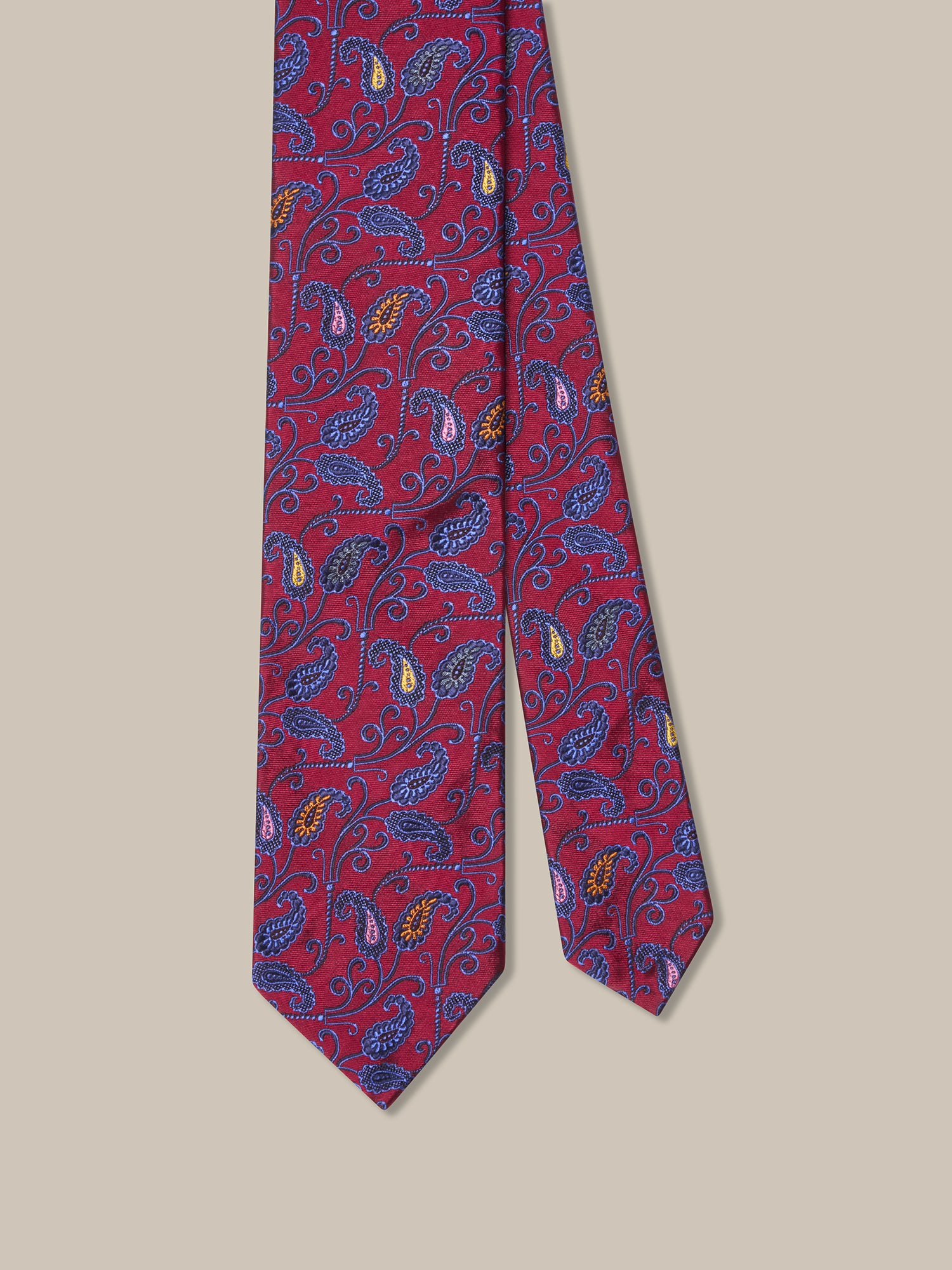 Newman Pine Paisley Necktie