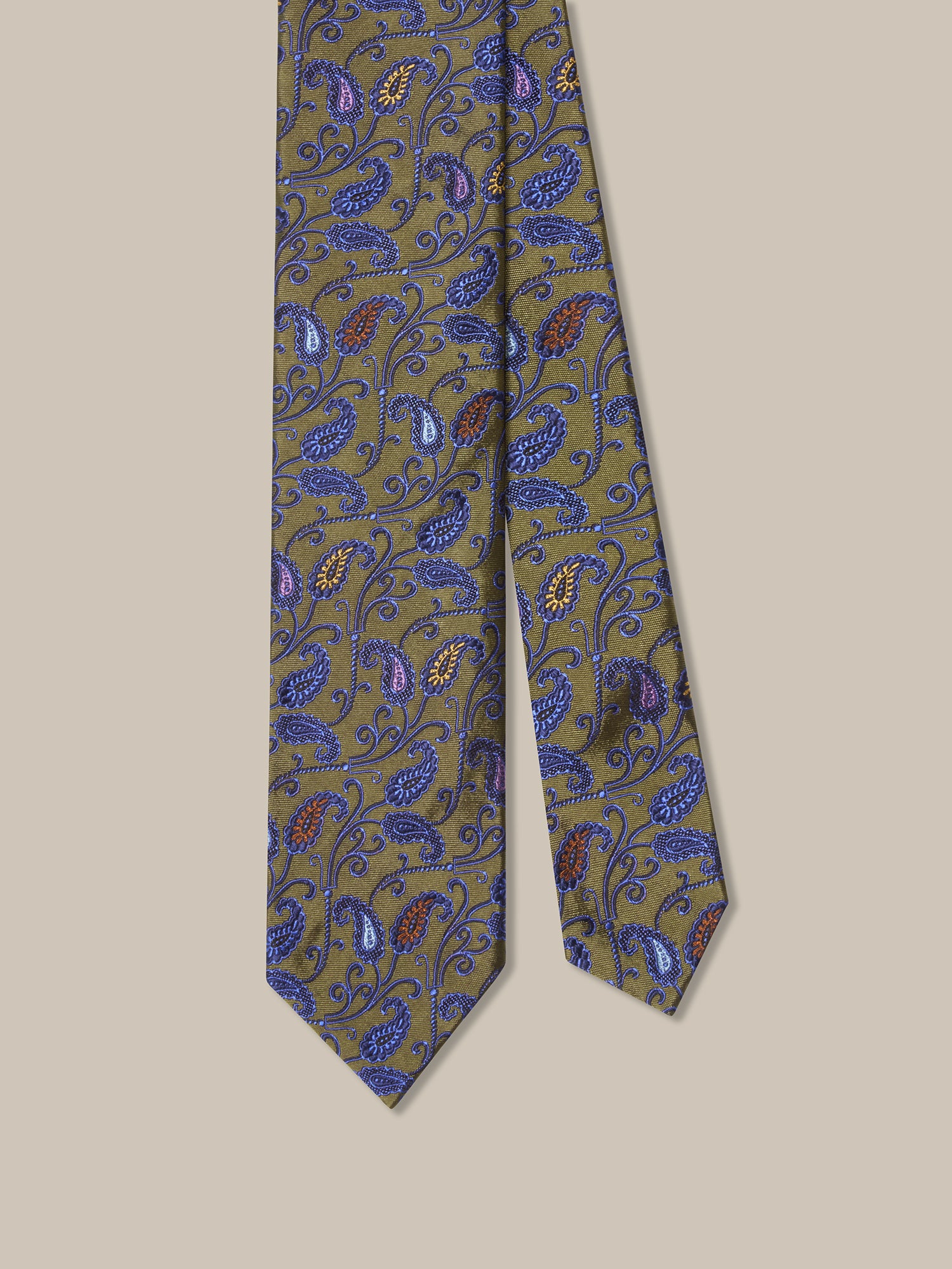 Newman Pine Paisley Necktie image