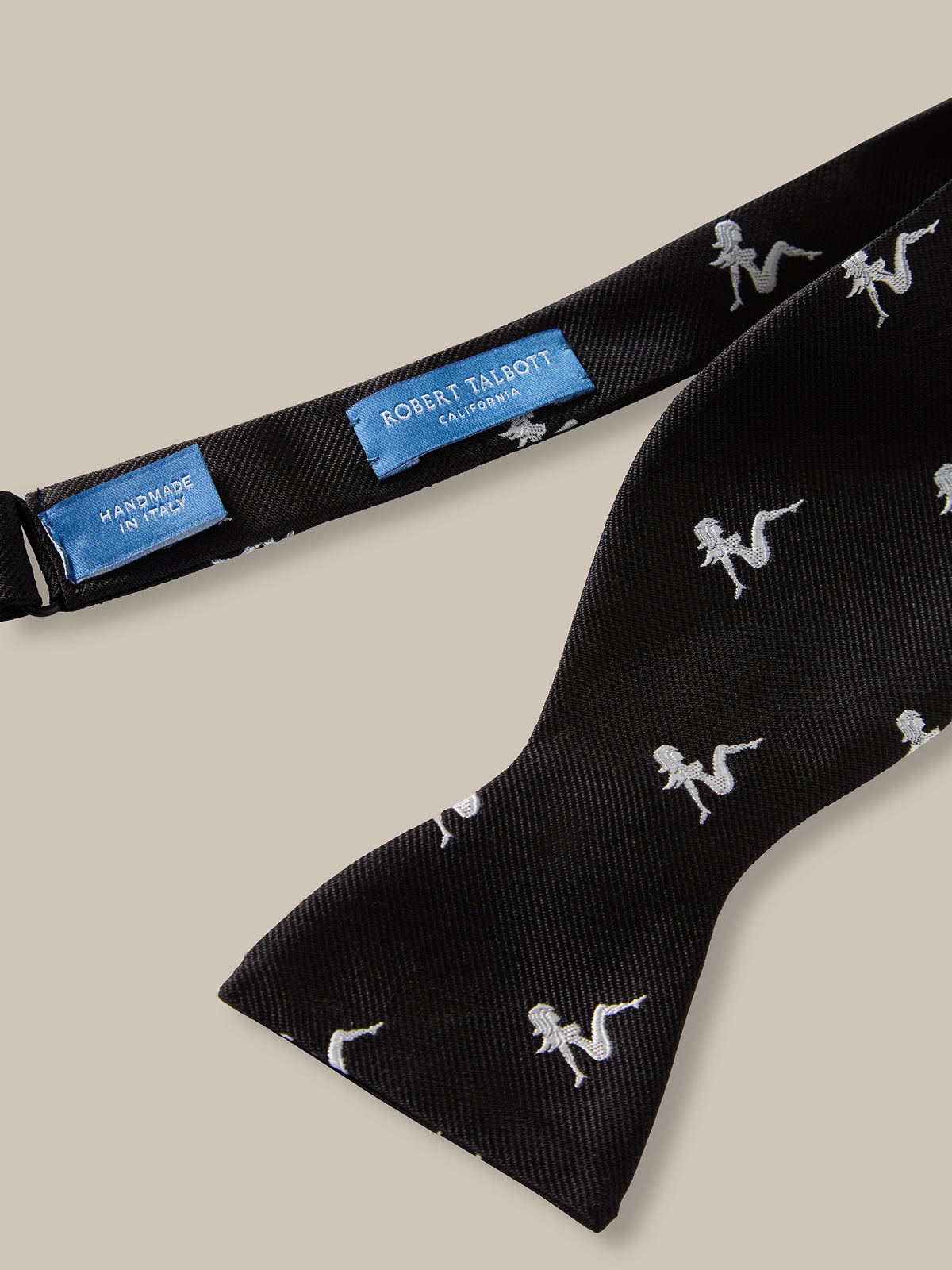Bond Pin-Up Silhouette Self-tie Bow Tie