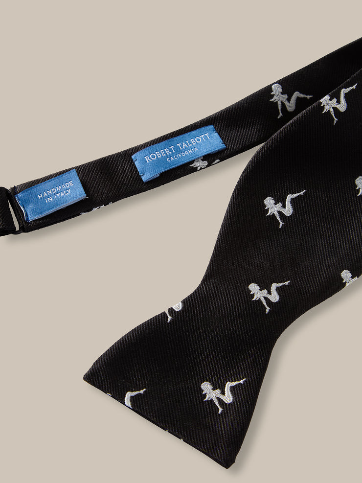 Bond Pin-Up Silhouette Self-tie Bow Tie