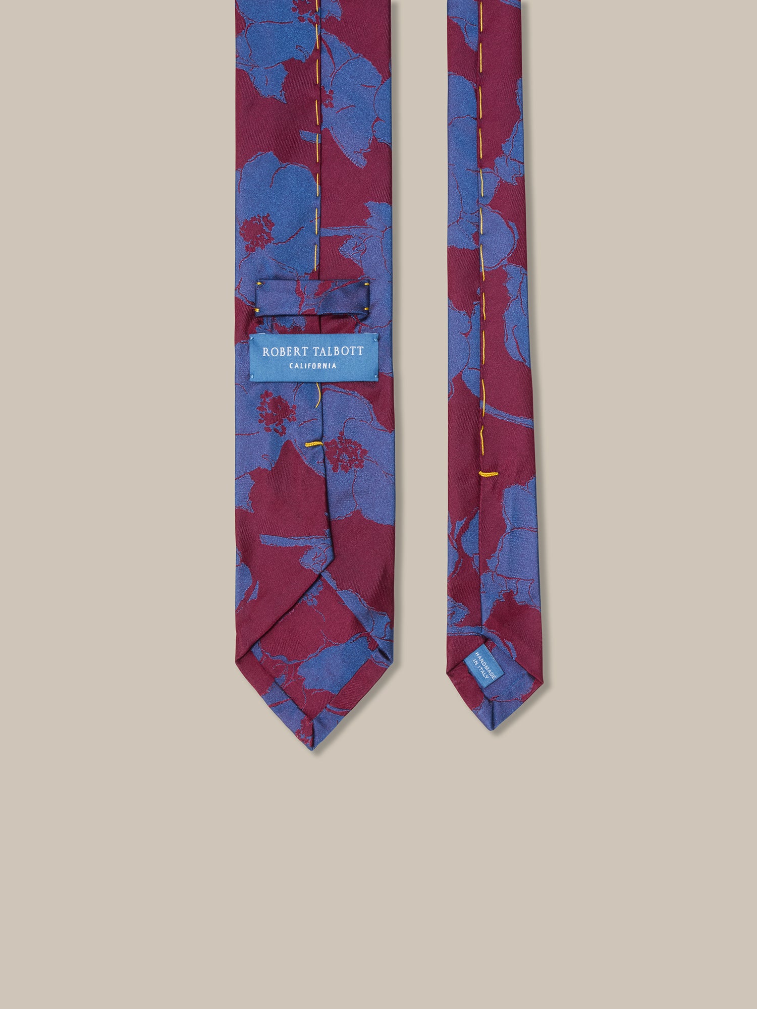 Duvall Large Floral Jacquard Unlined Necktie