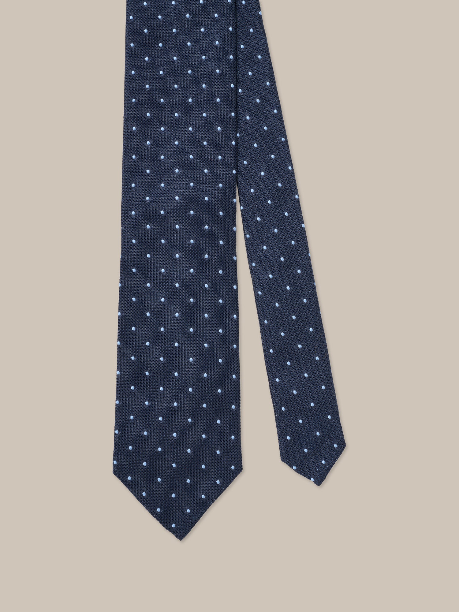 Duvall Spot Grenadine Silk Necktie