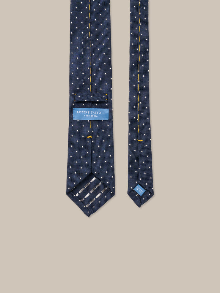 Duvall Spot Grenadine Silk Necktie