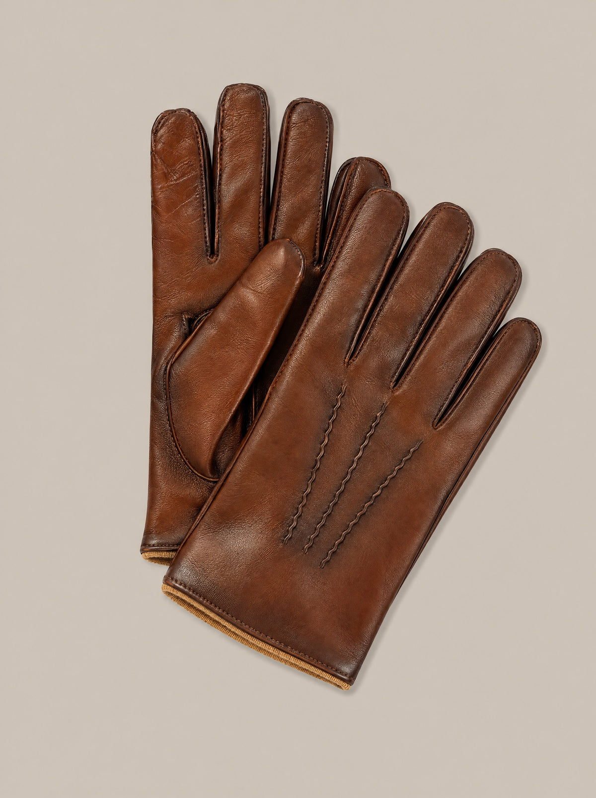 Conner Burnished Leather Gloves image
