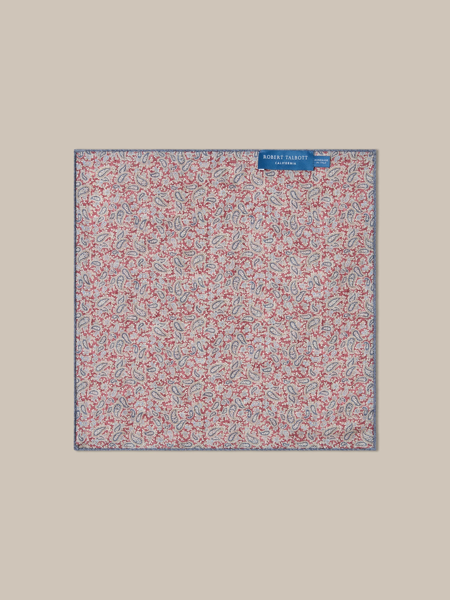 Colton Reversible Neat/Paisley Pocket Square