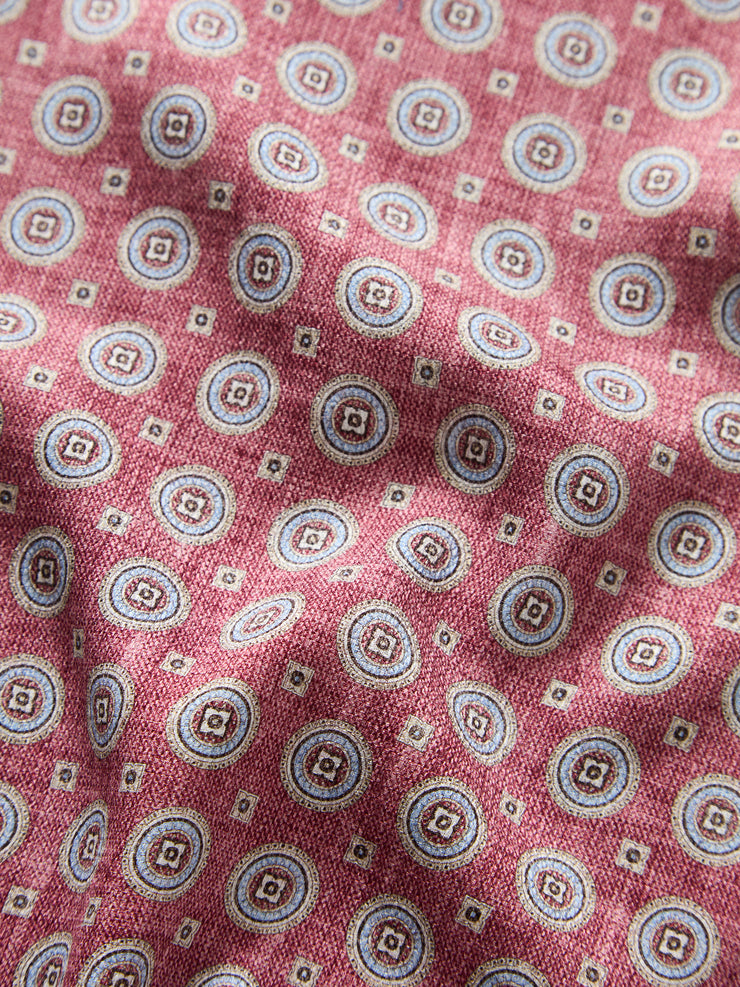 Colton Reversible Neat/Paisley Pocket Square