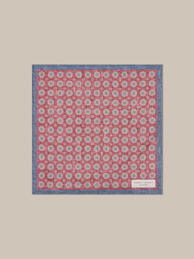 Colton Reversible Neat/Paisley Pocket Square