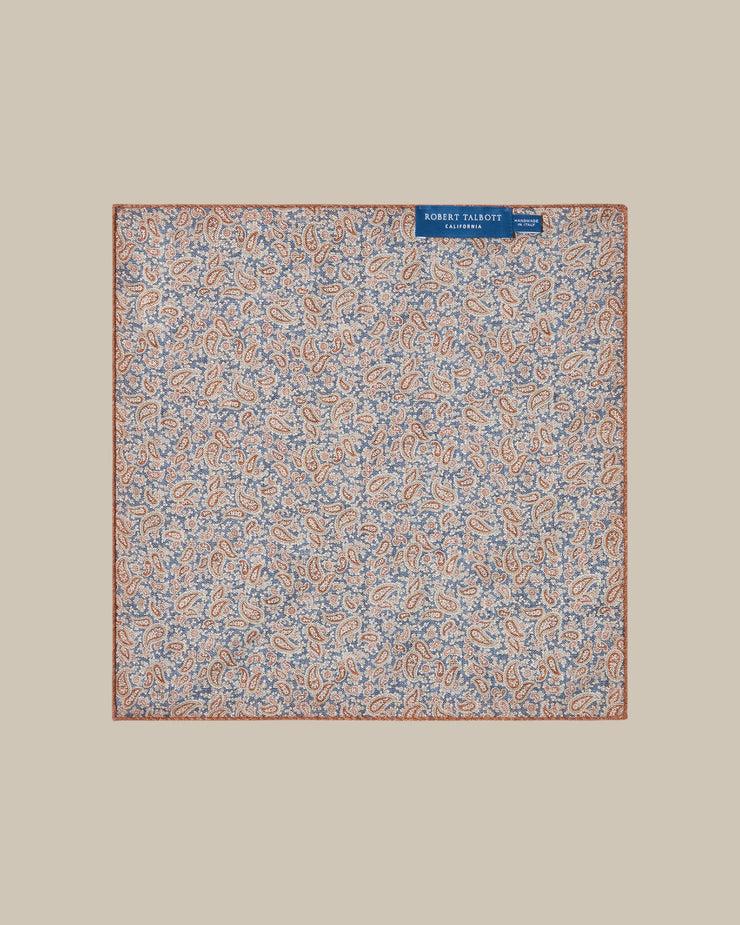 Colton Reversible Neat/Paisley Pocket Square