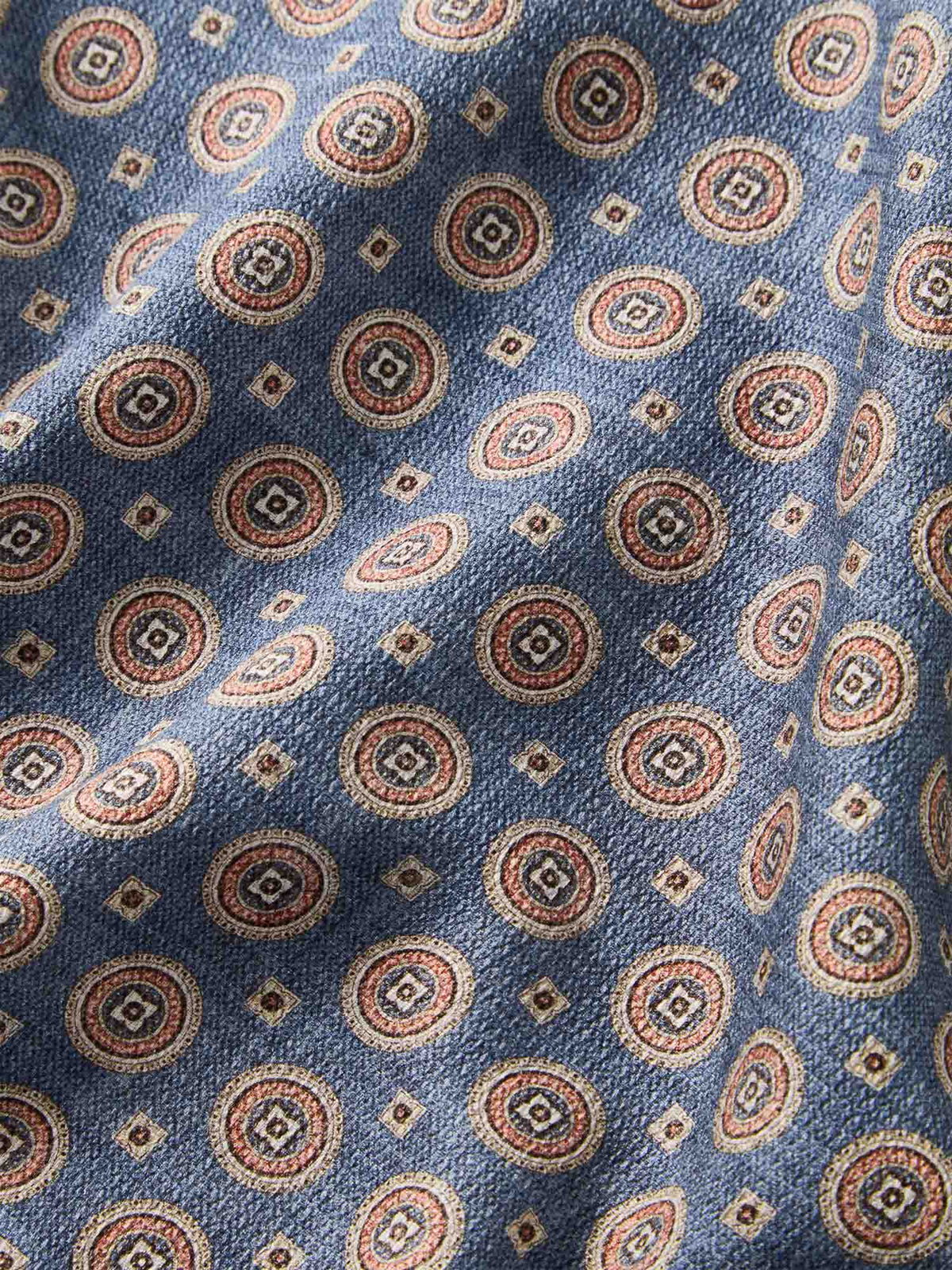 Colton Reversible Neat/Paisley Pocket Square image