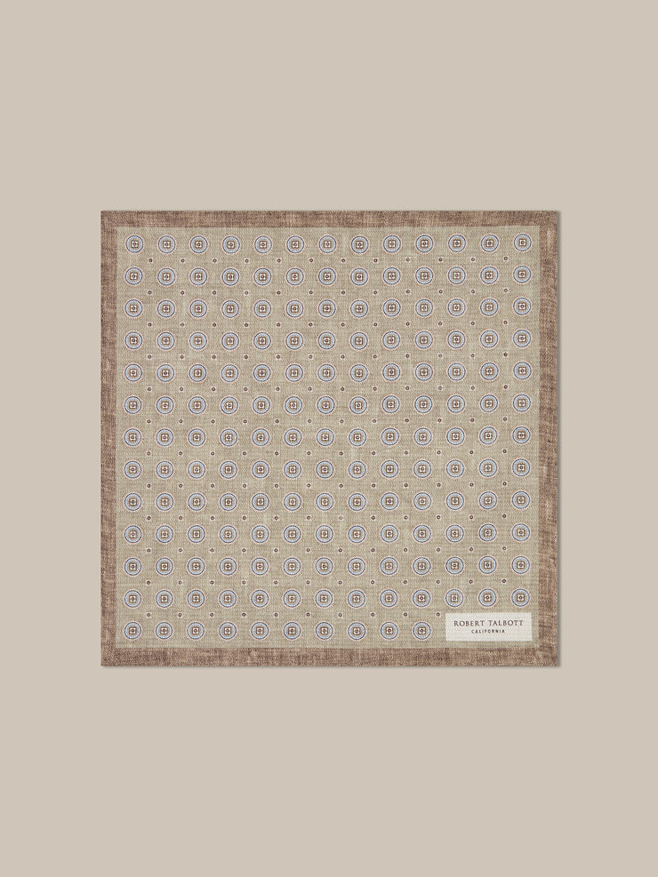 Colton Reversible Neat/Paisley Pocket Square