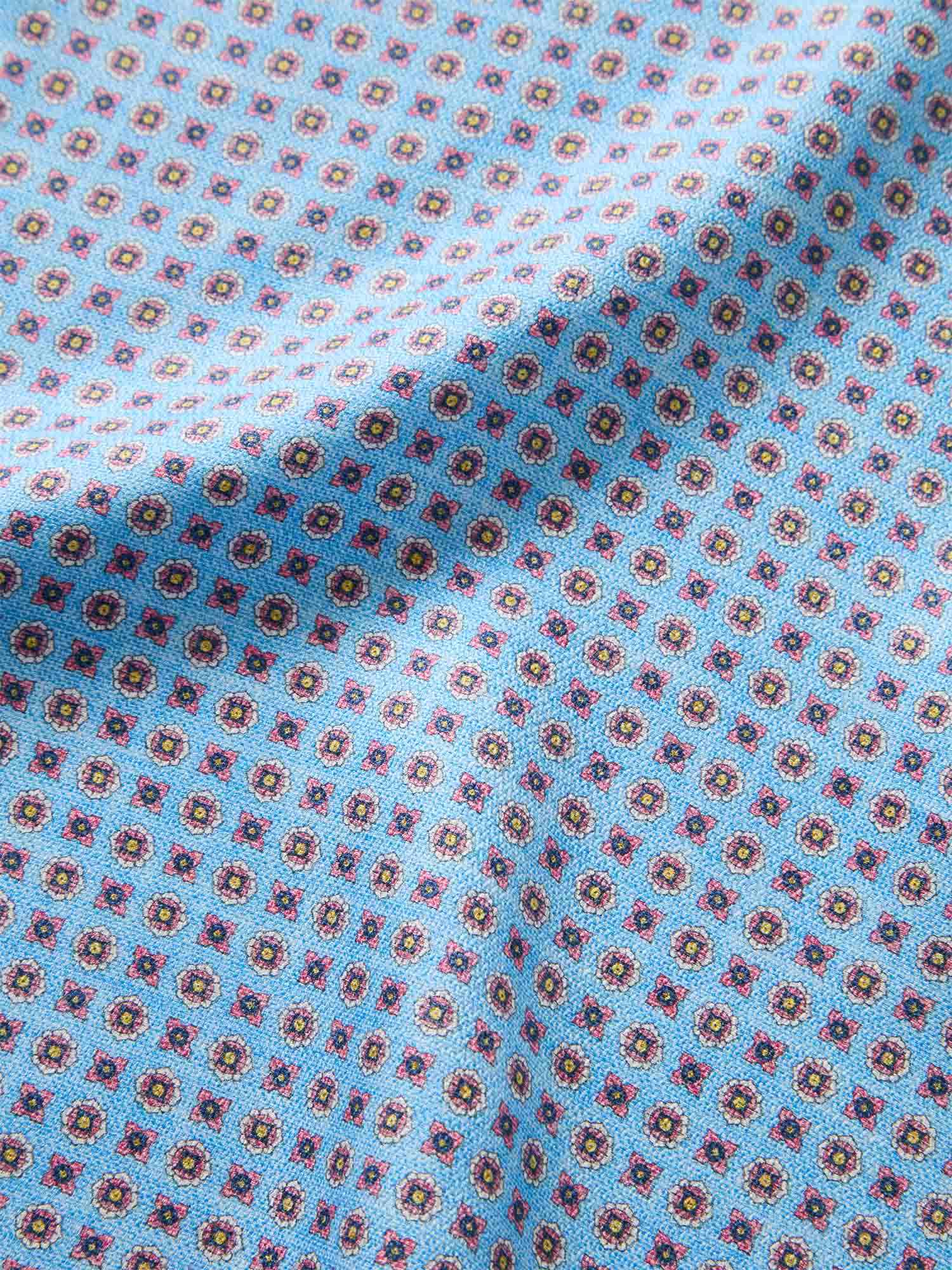 Colton Reversible Neat/Medallion Pocket Square