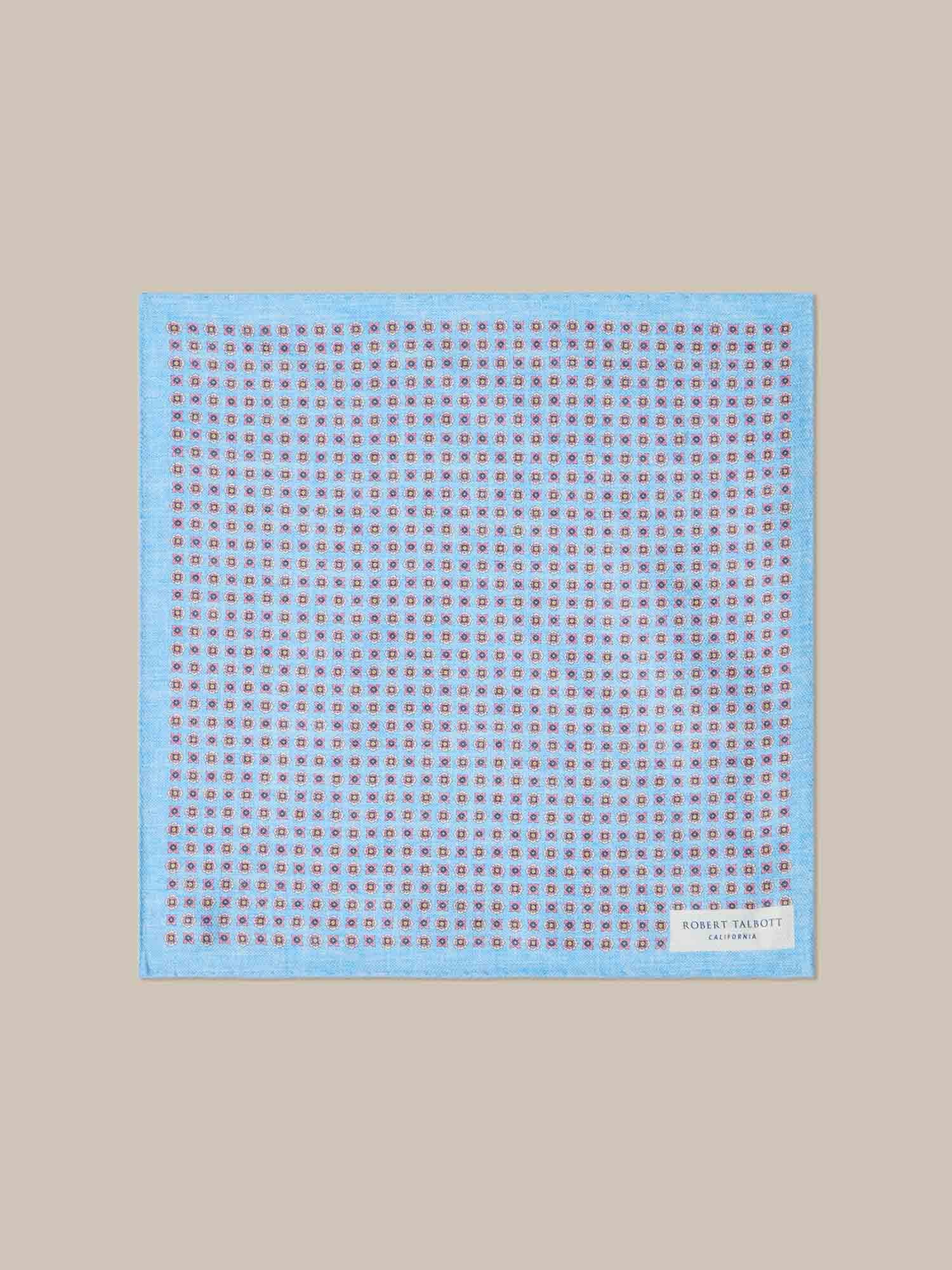 Colton Reversible Neat/Medallion Pocket Square