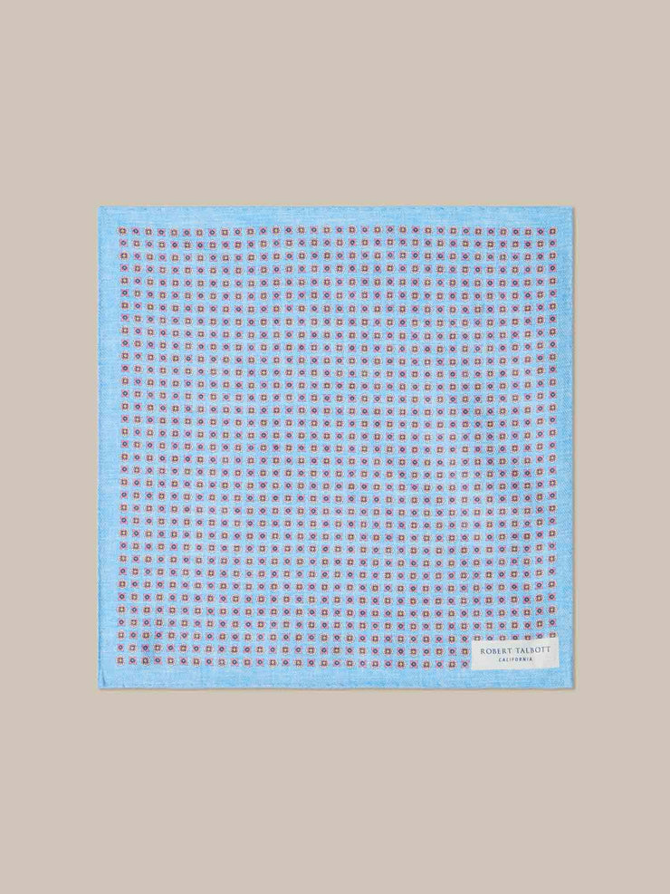 Colton Reversible Neat/Medallion Pocket Square