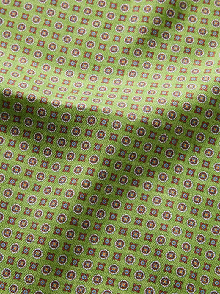 Colton Reversible Neat/Medallion Pocket Square