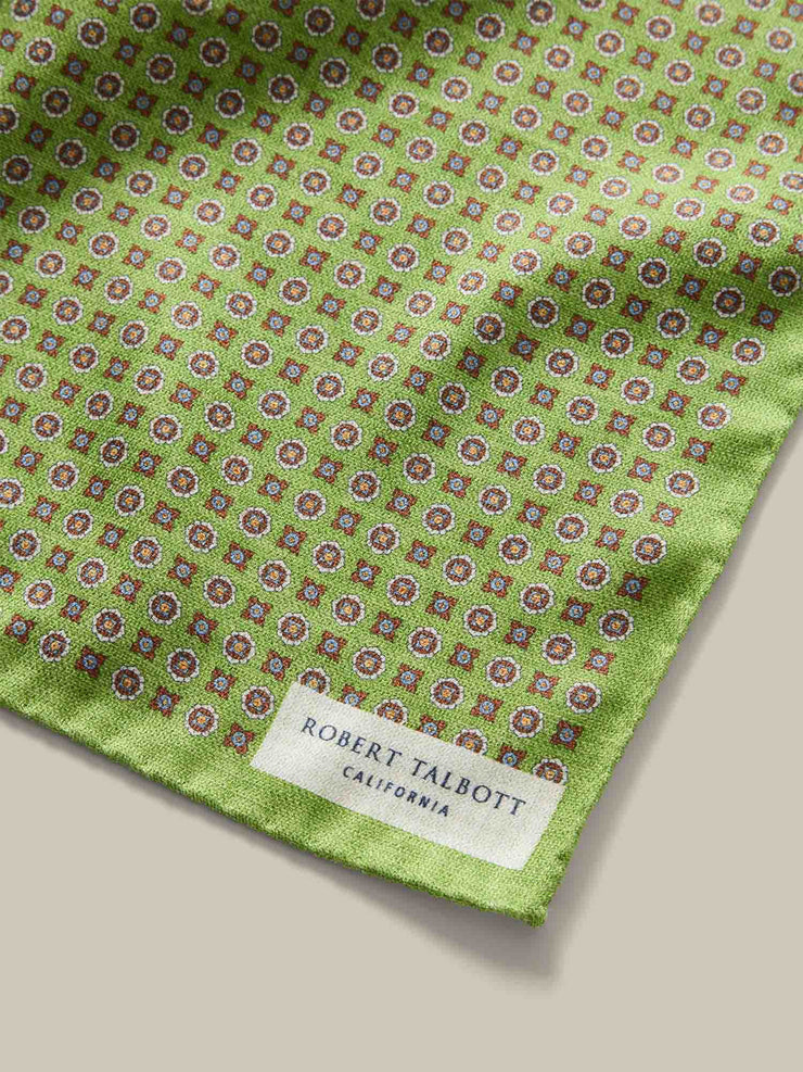 Colton Reversible Neat/Medallion Pocket Square