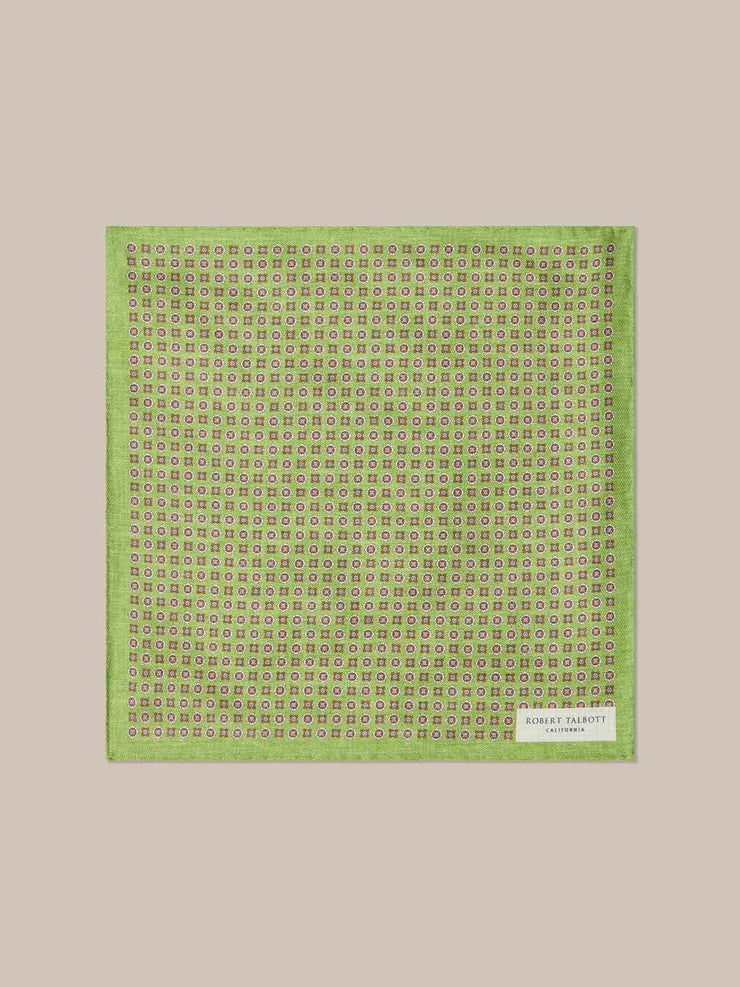 Colton Reversible Neat/Medallion Pocket Square