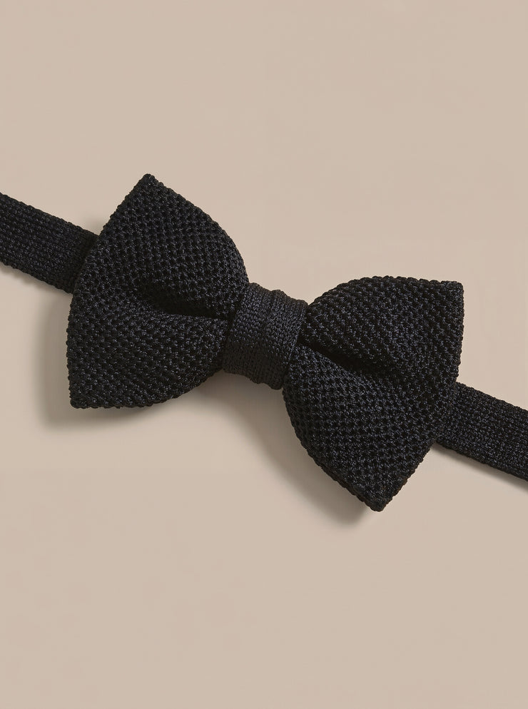 Ryan Silk Knit Pre-Tied Bow Tie