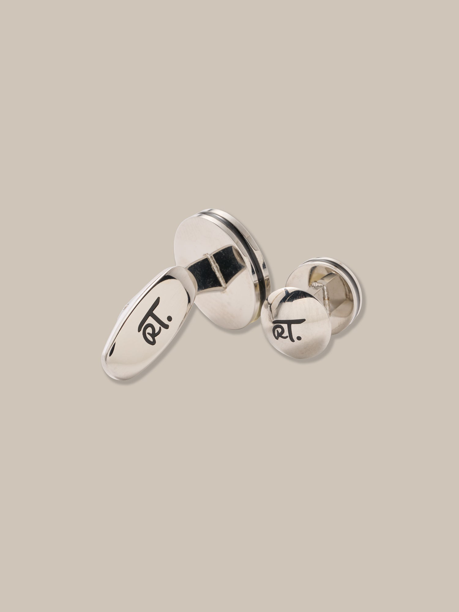 Edwards Round Cufflink and Stud Set image
