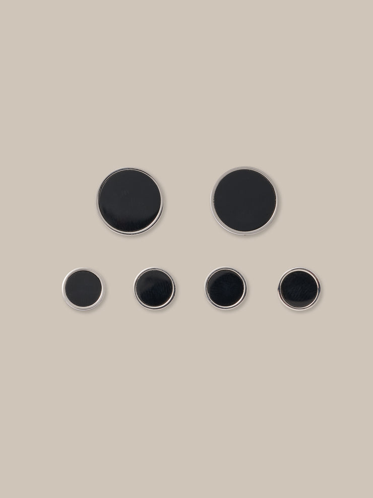 Edwards Round Cufflink and Stud Set