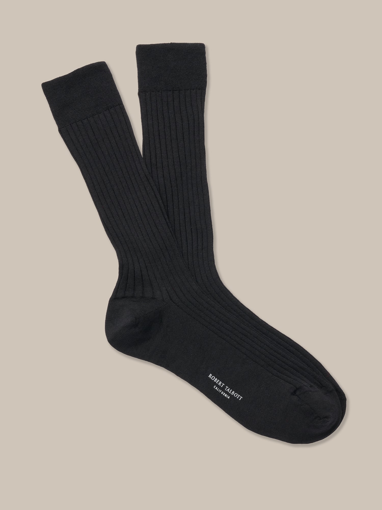 Henry Wool Blend Ribbed Calf Length Sock