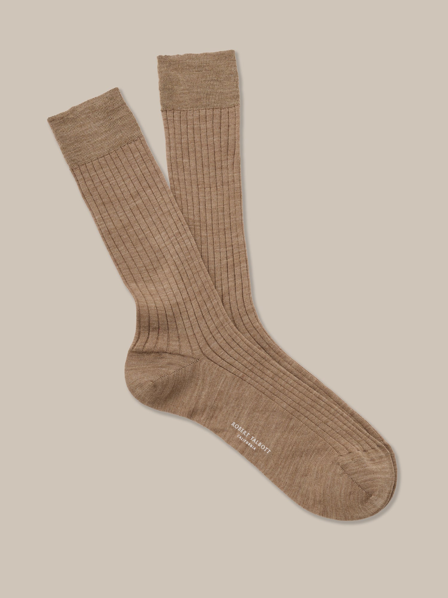 Henry Wool Blend Ribbed Calf Length Sock
